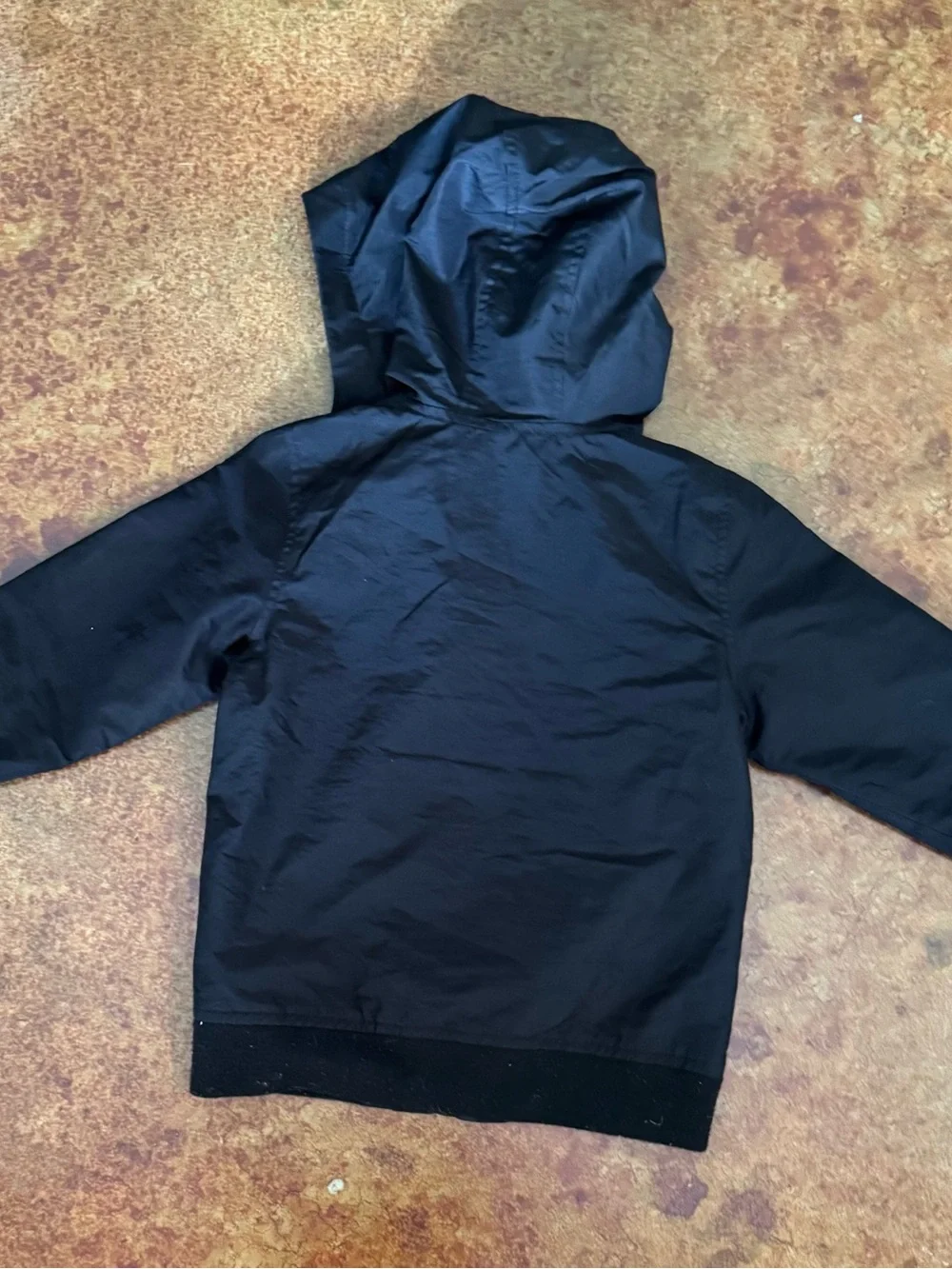 The Children's Place Black Hooded Zip-Up Jacket